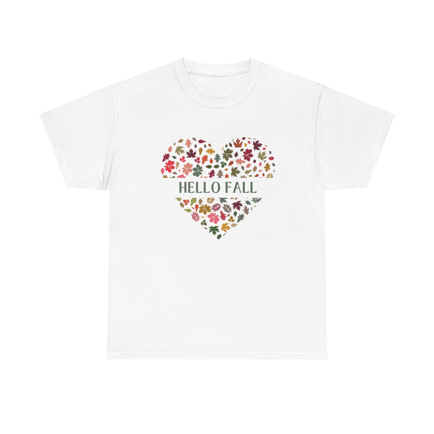 HELLO FALL HEART T-SHIRT